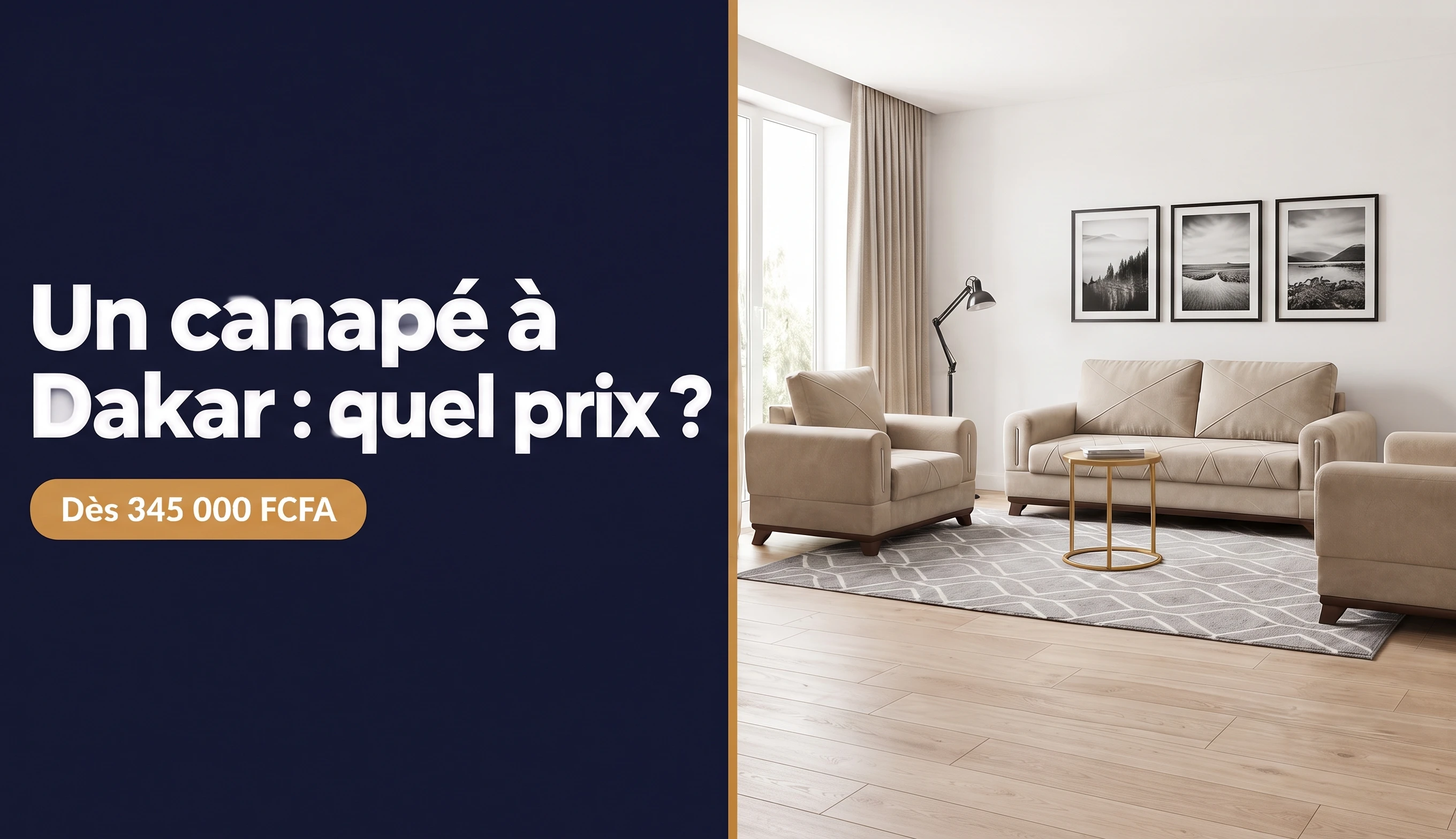 How much does a sofa cost in Dakar? What makes the price vary