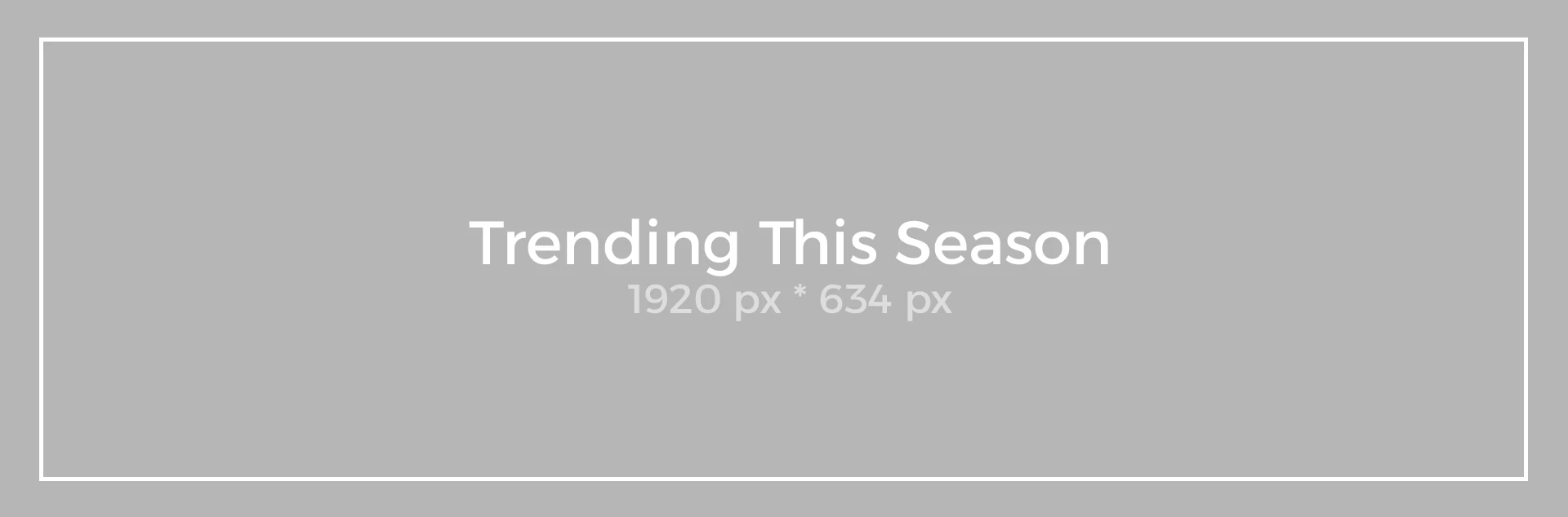 Trending This Season