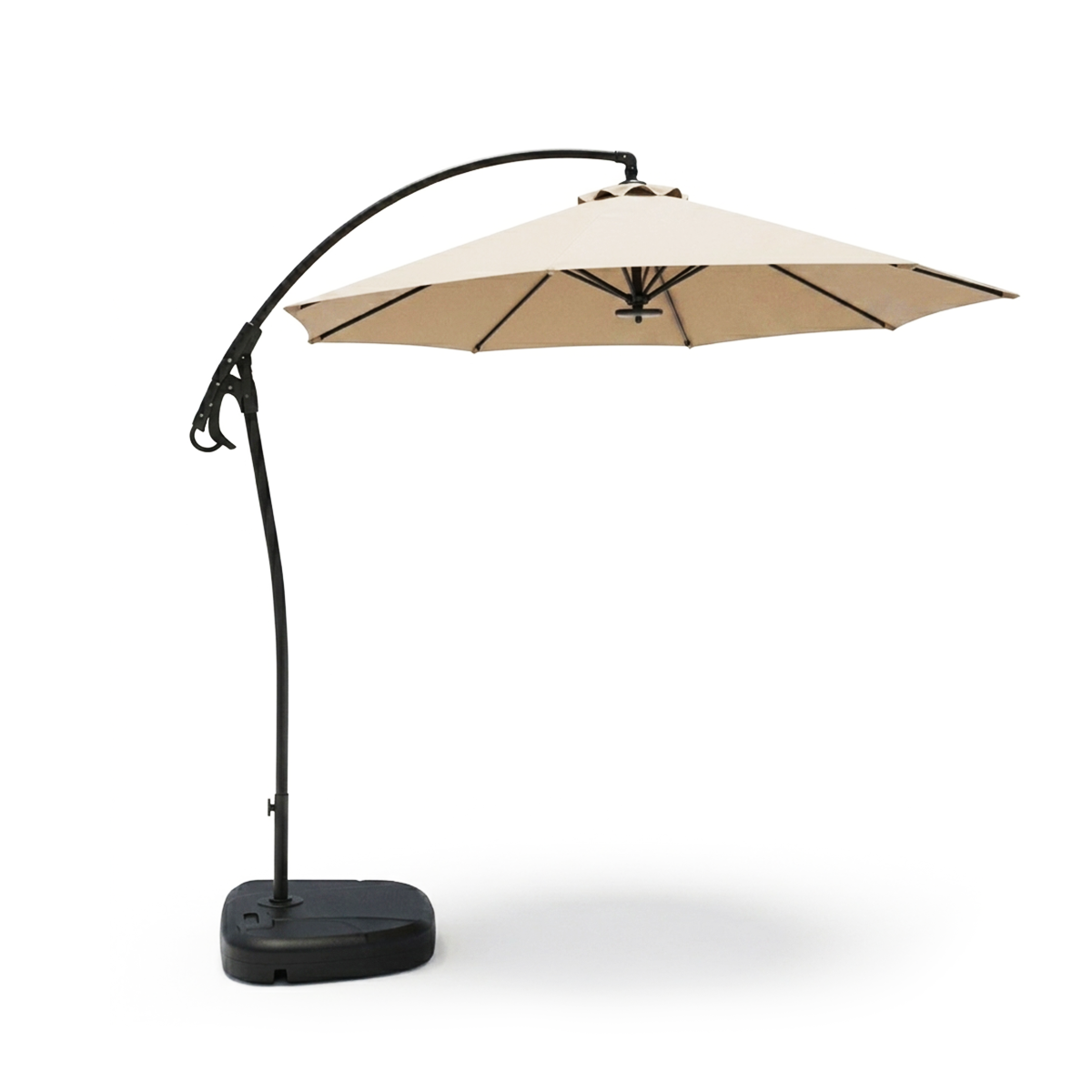 Outdoor Tent 240x200x200 cm - Beige and black