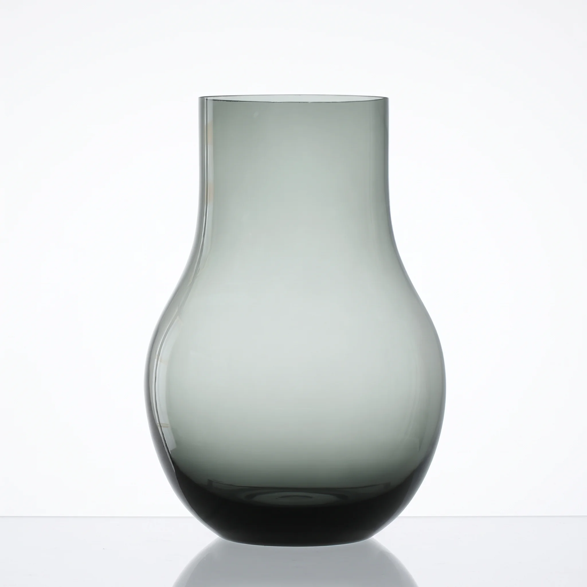 Goutte Fumée – Handblown Glass Organic Vase