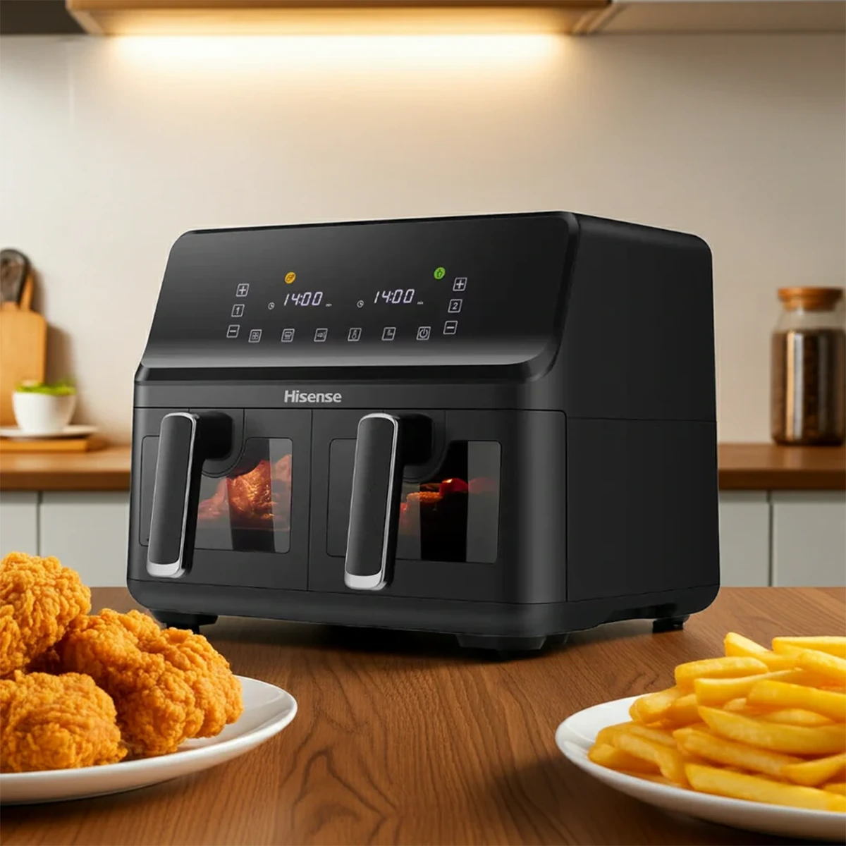 Hisense Air Fryer 4L+4L
