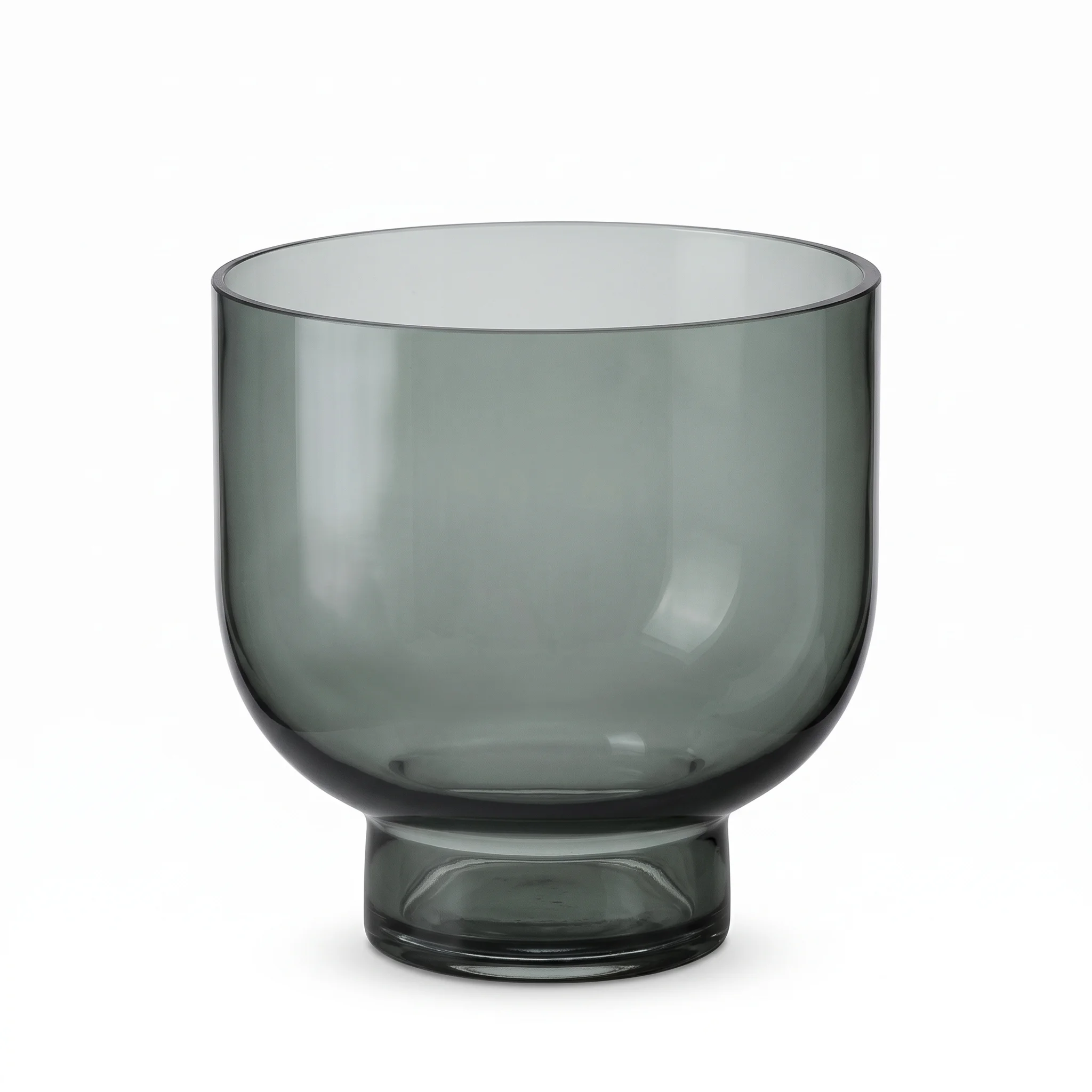 Handblown Stemmed Glass Vase