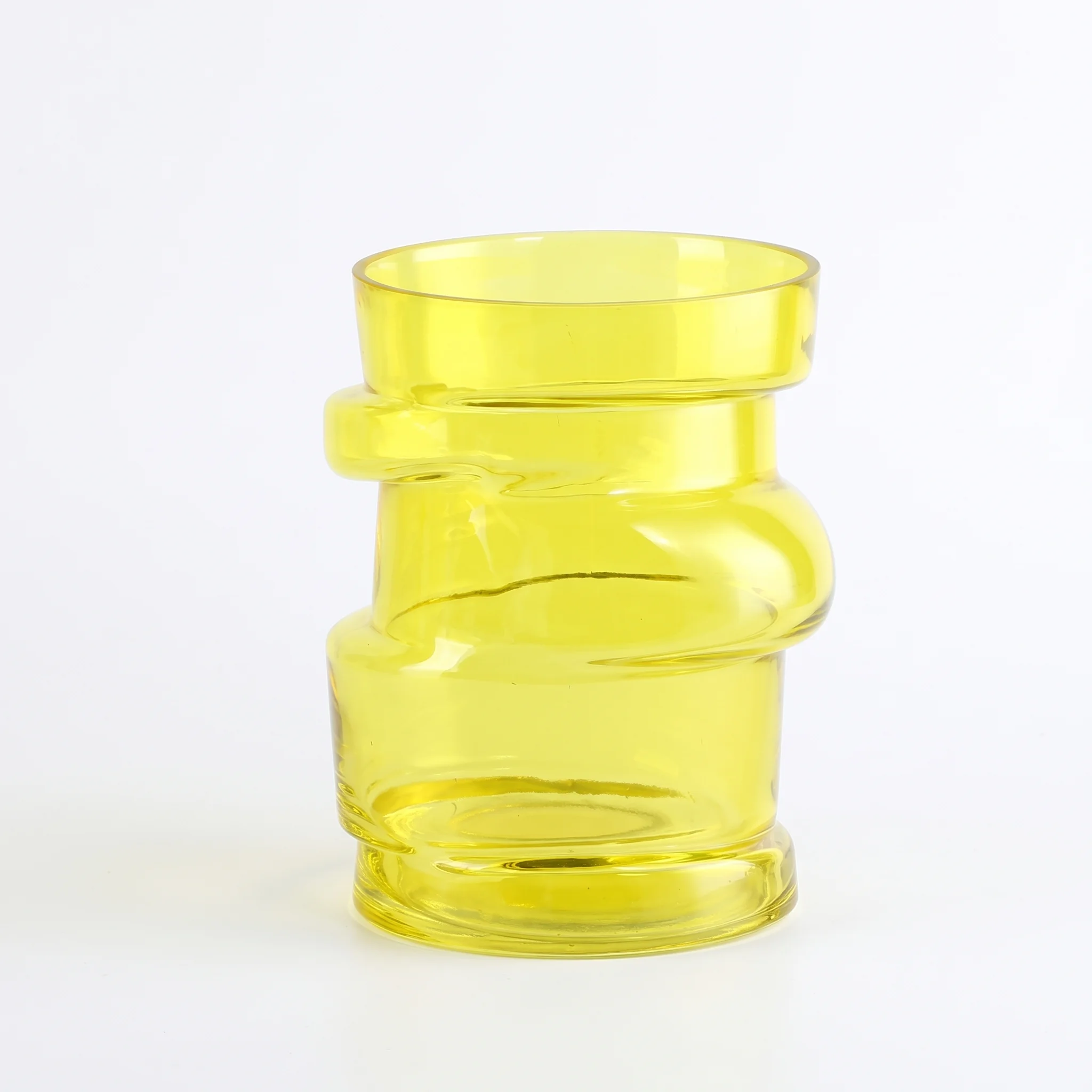 Handblown Sculptural Glass Vase