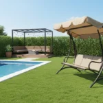 Outdoor Furniture CHAISE BALANCOIRE EXTERIEUR JARDIN ZT-3402