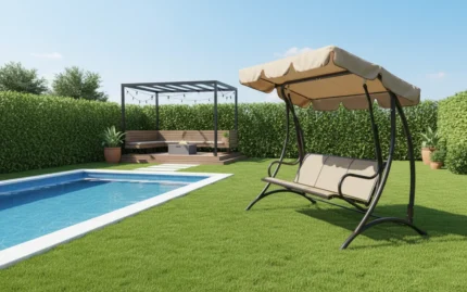 Outdoor Furniture CHAISE BALANCOIRE EXTERIEUR JARDIN ZT-3402