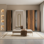 ZIRVE 10-Piece Modern Bedroom Suite - Cream and brown - Image 2