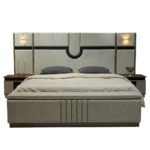 ZIRVE 10-Piece Modern Bedroom Suite - Cream and brown - Image 8