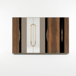 ZIRVE 10-Piece Modern Bedroom Suite - Cream and brown - Image 9