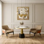 Ensemble de Table tête-à-tête « NÜO » 3 pièces – Beige et Or