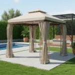 Tente d'extérieur 260 x 200 x 200 cm - Beige