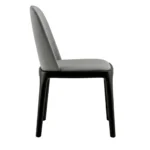 Ensemble de Table à manger « MARBLEA » 7 pièces – Noir et Gris – Image 2
