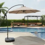 Tente d'extérieur 240x200x200 cm - Beige et noir