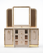REGALIS 6-Piece Modern Bedroom Set – Cream & Gold - Image 4