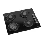 Plaque a Gaz Encastrable « VERTA » 4 Foyers 60 cm - Noir
