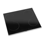 Plaque Vitrocéramique Electrique - 4 Foyers "VERTE" 60cm - Noir