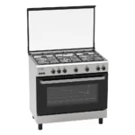 Cuisinière à gaz Pose Libre - 5 Feux « VERTA » - 90 cm - Noir