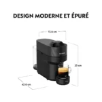 Nespresso Machine à Café Vertuo POP Noir, Capsules café Vertuo seulement, Technologie Centrifusion, 5 Tailles de Tasses + Kit de Bienvenue. – Image 6