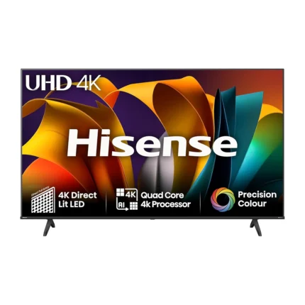 Téléviseur intelligent Hisense 55 pouces 4K UHD – Dolby Vision, Dolby Audio, Mode Jeu Plus, Upscaler 4K par IA.