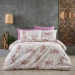 Ensemble de Literie en Coton Floral Majoli 6 Pièces - Design Multicolore