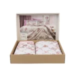 Ensemble de Literie en Coton Floral Majoli 6 Pièces - Design Multicolore – Image 3