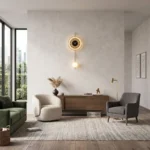 Soleil Pendulaire – Horloge Murale LED & Globe Lumineux