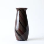 Torsade Noir – Handblown Glass Art Vase - Image 2
