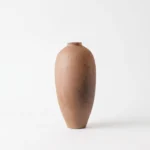 Amphore Terracotta – Handblown Tall Matte Glass Vase - Image 2