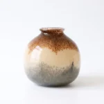 Sphère Minérale – Vase Globe Artisanal en Verre Soufflé – Image 2