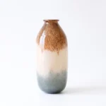 Colonne Minérale – Grand Vase Cylindrique Artisanal en Verre Soufflé – Image 2