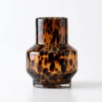 Tortoiseshell – Vase Artisanal en Verre Soufflé Motif Écaille de Tortue – Image 2