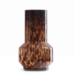 Grande Tortoiseshell – Grand Vase Artisanal en Verre Soufflé Motif Écaille de Tortue – Image 2