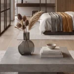 Disque Fumée – Vase Plat Artisanal en Verre Soufflé à Motifs Concentriques