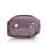 Vase Rond Artisanal en Verre Soufflé avec Poignées – Image 2