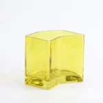Vase Géométrique Artisanal en Verre Soufflé – Image 2